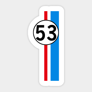 53 Stripe Sticker